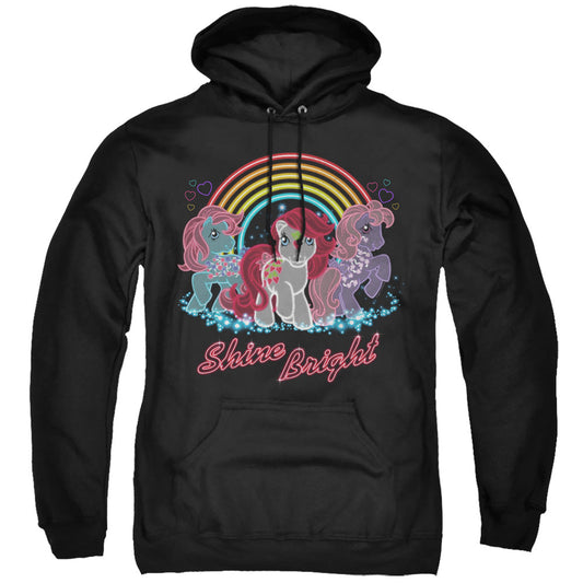 My Little Pony Retro Neon Ponies Mens Hoodie Black Officially Licensed