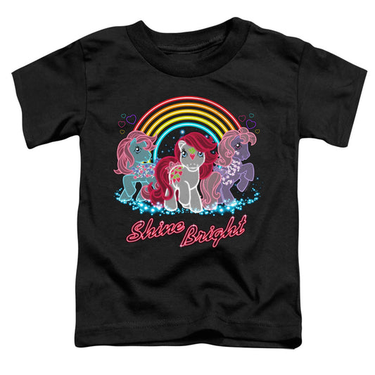 My Little Pony Retro Neon Ponies Toddler Kids Youth T Shirt Black Officially Licensed
