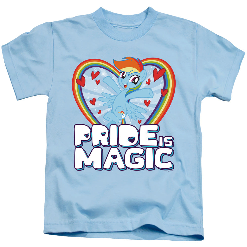 My Little Pony Tv Pride is Magic Juvenile Kids Youth T Shirt Light Blue Officially Licensed