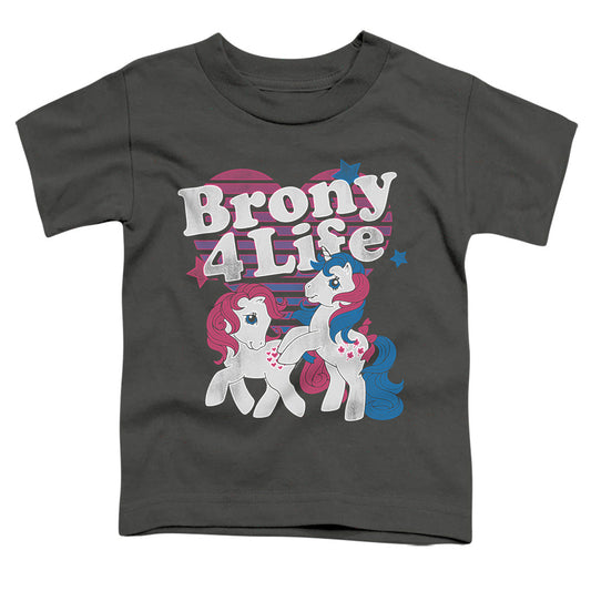 My Little Pony Retro Brony 4 Life Toddler Kids Youth T Shirt Charcoal Officially Licensed