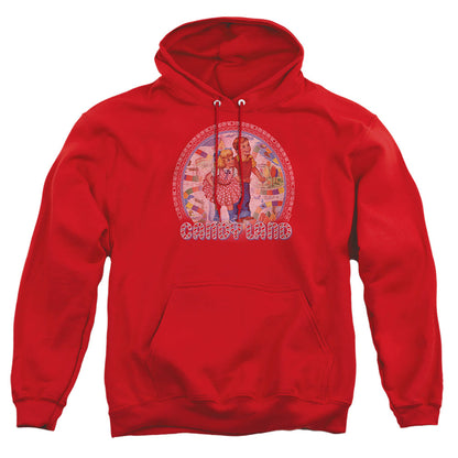 Candy Land Candy Land Mens Hoodie Red Officially Licensed