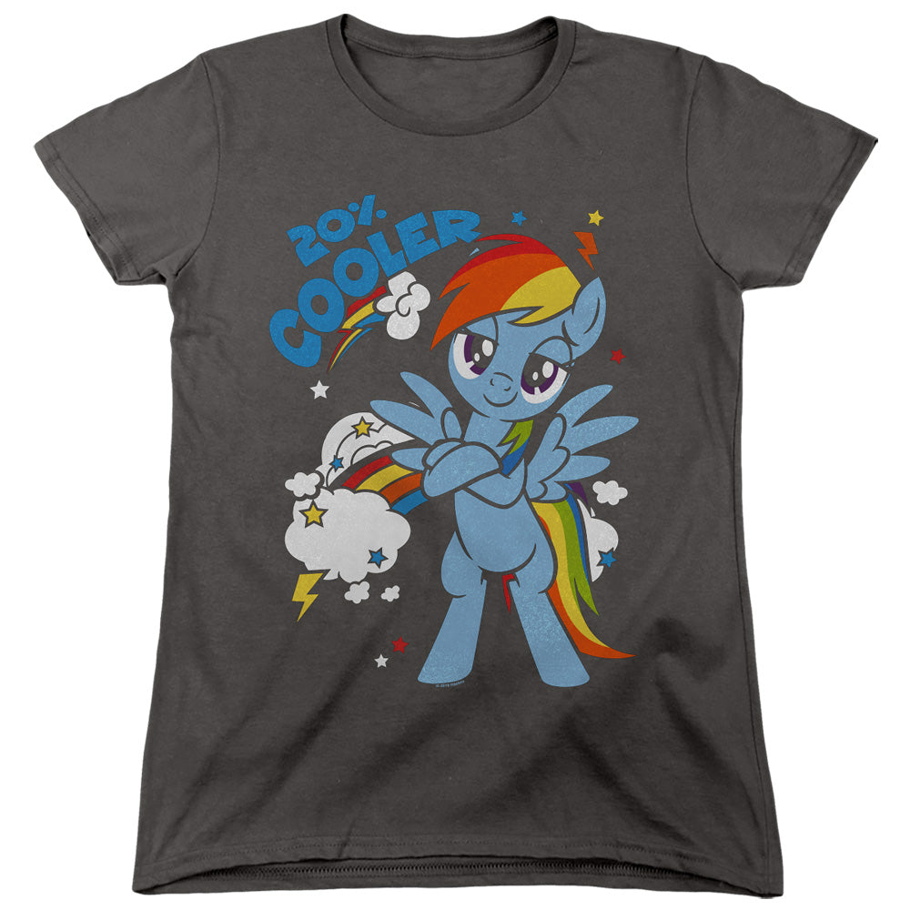 My Little Pony Tv 20 Percent Cooler Womens T Shirt Charcoal Officially Licensed