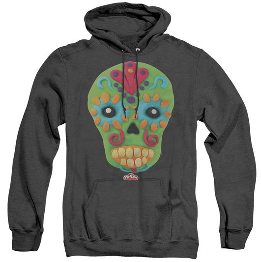 Play Doh Sugar Skull Mens Heather Hoodie Black Officially Licensed