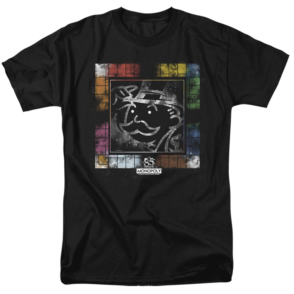 Monopoly Dusty Game Board Mens T Shirt Black Officially Licensed
