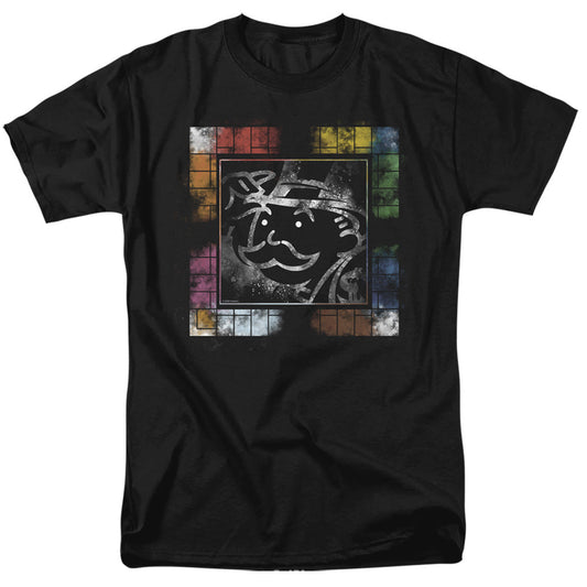 Monopoly Dusty Game Board No Logo Mens T Shirt Black Officially Licensed