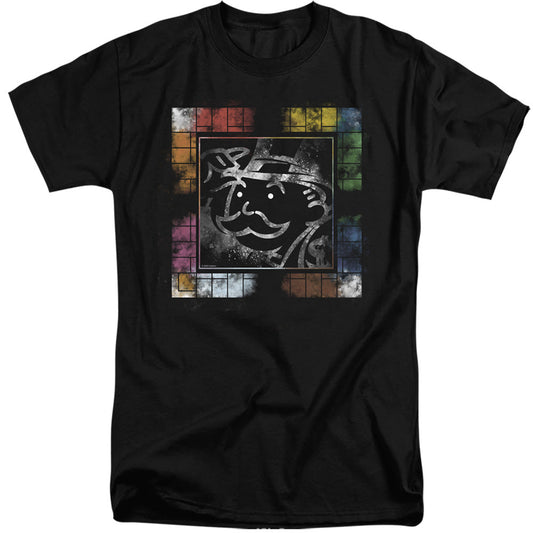 Monopoly Dusty Game Board No Logo Mens Tall T Shirt Black Officially Licensed