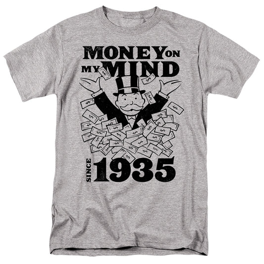 Monopoly Money Mind Since 35 Mens T Shirt Athletic Heather Officially Licensed