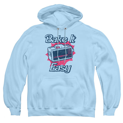 Easy Bake Oven Bake It Easy Mens Hoodie Light Blue Officially Licensed