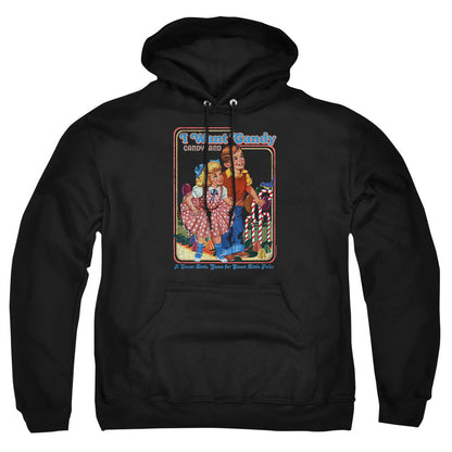 Candy Land I Want Candy Mens Hoodie Black Officially Licensed