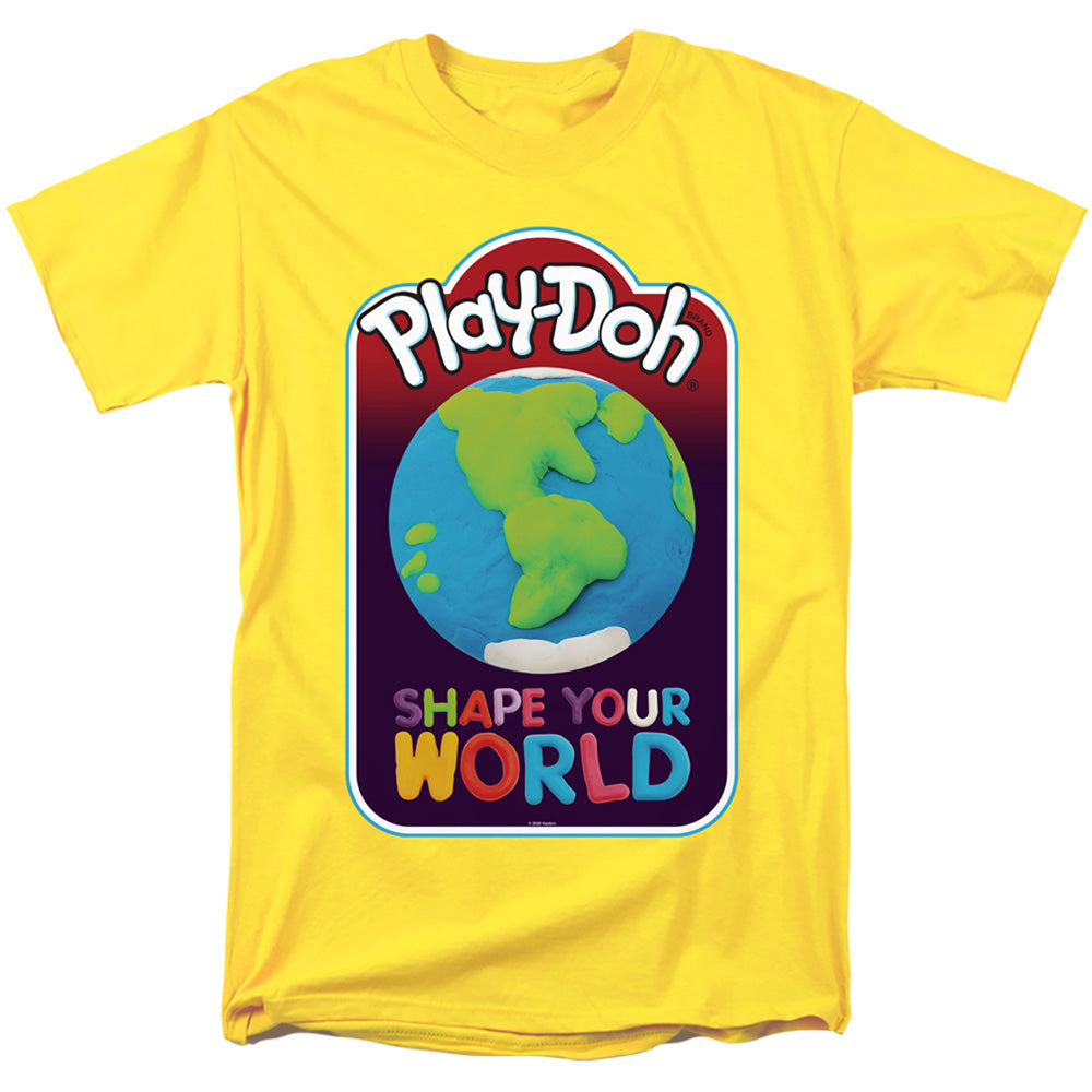 Play Doh Shape Your World Mens T Shirt Yellow Officially Licensed