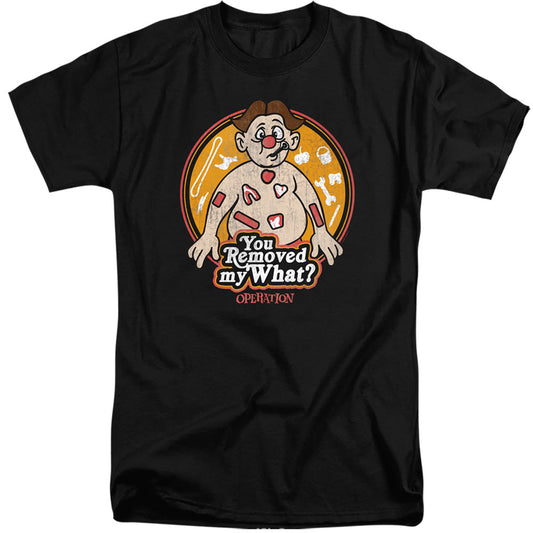 Operation You Removed My What Mens Tall T Shirt Black Officially Licensed