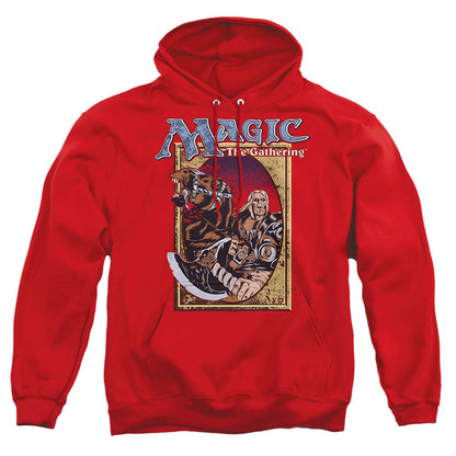 Magic The Gathering Fifth Edition Deck Art Mens Hoodie Red Officially Licensed