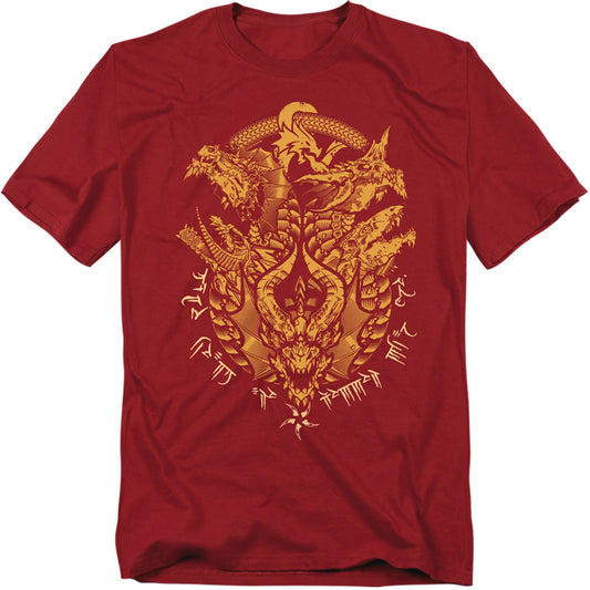 Dungeons And Dragons Tryanny Of Dragons Mens T Shirt Cardinal Officially Licensed