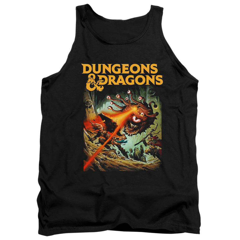 Dungeons And Dragons Beholder Strike Mens Tank Top Shirt Black Officially Licensed