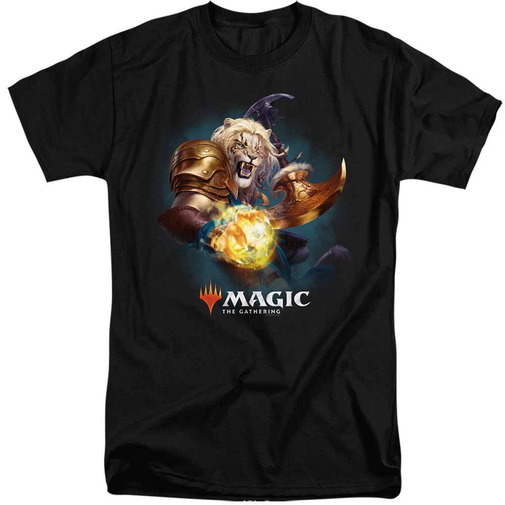 Magic The Gathering Ajani Mens Tall T Shirt Black Officially Licensed