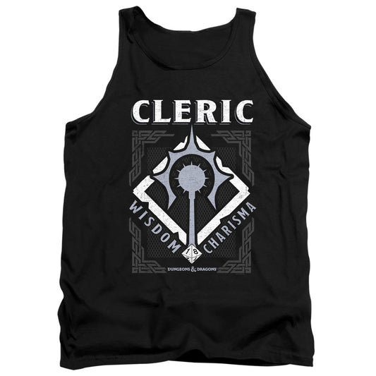Dungeons And Dragons Cleric Mens Tank Top Shirt Black Officially Licensed