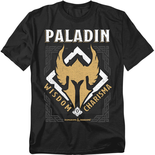 Dungeons And Dragons Paladin Mens T Shirt Black Officially Licensed