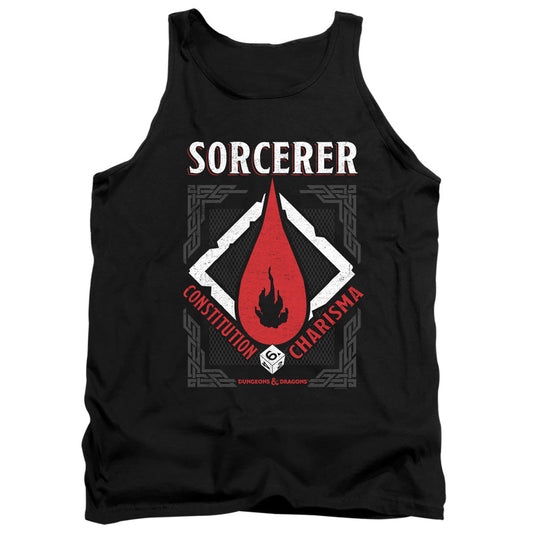 Dungeons And Dragons Sorcerer Mens Tank Top Shirt Black Officially Licensed
