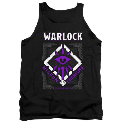 Dungeons And Dragons Warlock Mens Tank Top Shirt Black Officially Licensed