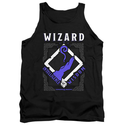 Dungeons And Dragons Wizard Mens Tank Top Shirt Black Officially Licensed