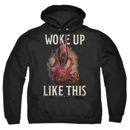 Dungeons And Dragons Woke Like This Mens Hoodie Black Officially Licensed