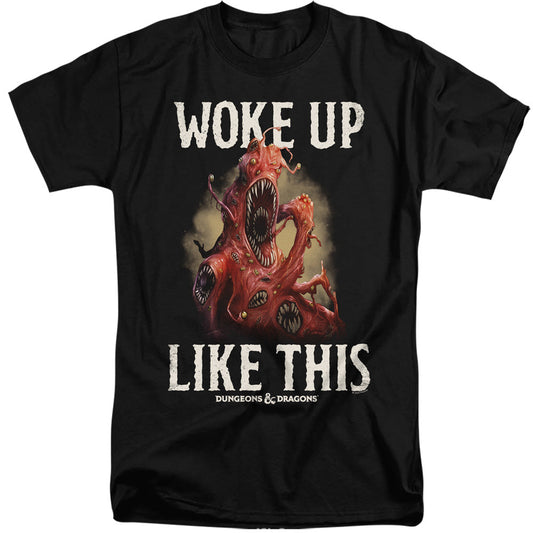 Dungeons And Dragons Woke Like This Mens Tall T Shirt Black Officially Licensed