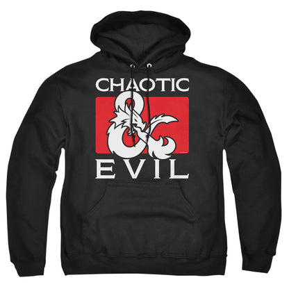 Dungeons And Dragons Chaotic Evil Mens Hoodie Black Officially Licensed