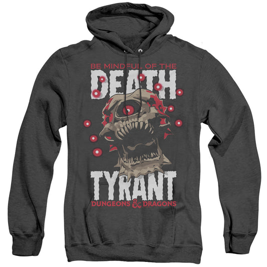 Dungeons And Dragons Death Tyrant Mens Heather Hoodie Black Officially Licensed