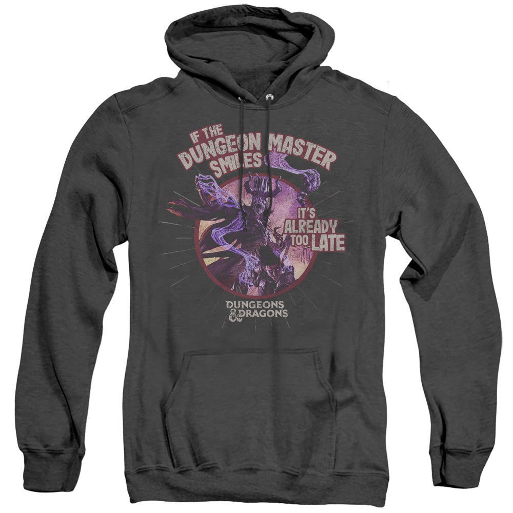 Dungeons And Dragons Dungeon Master Iles Mens Heather Hoodie Black Officially Licensed