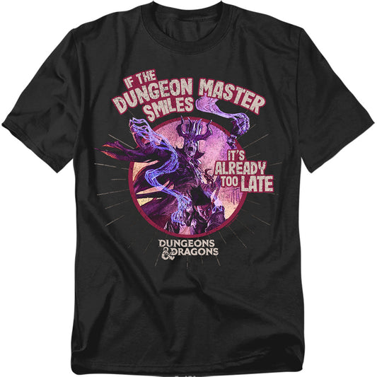 Dungeons And Dragons Dungeon Master Smiles Mens T Shirt Black Officially Licensed