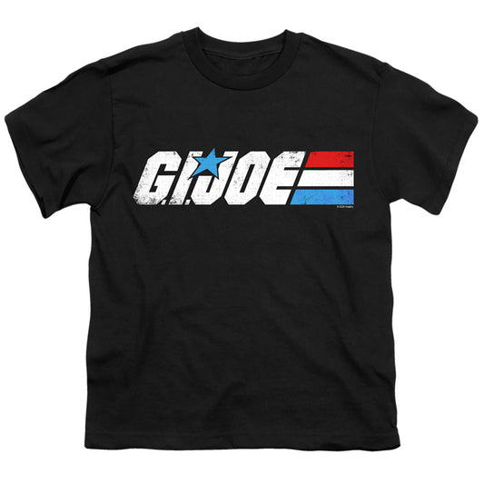 G.I. Joe Distressed Logo Kids Youth T Shirt Black Officially Licensed