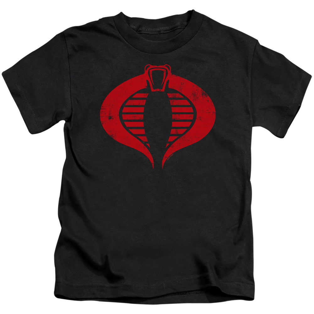 G.I. Joe Cobra Logo Juvenile Kids Youth T Shirt Black Officially Licensed