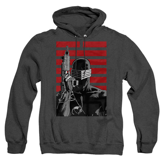 G.I. Joe Snake Eyes Ninja Heather Mens Hoodie Black Officially Licensed