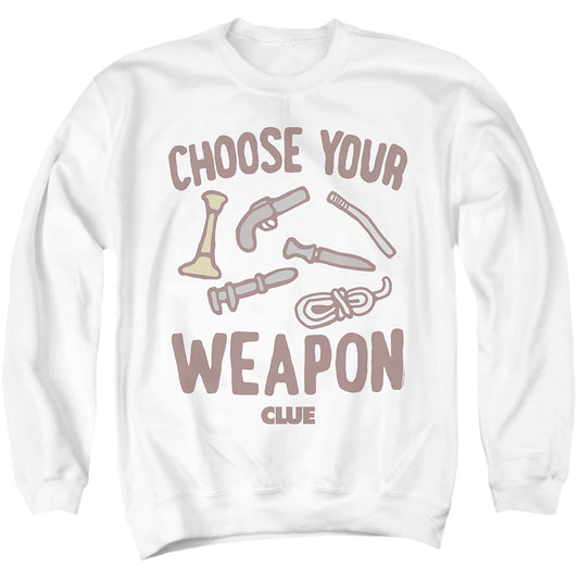 Hasbro The Colonel Mustard Mens Crewneck Sweatshirt White Officially Licensed