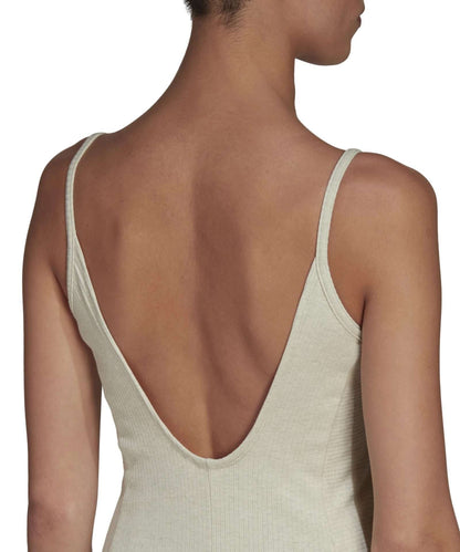 adidas Women's Studio Lounge Rib Jumpsuit - BOTANIC GREEN MEL