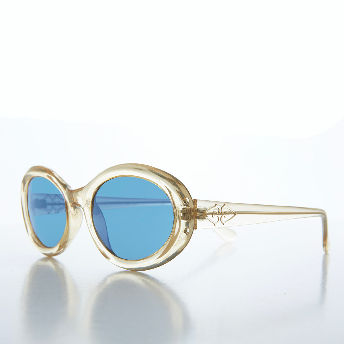 Classic Oval Unisex Clout 90s Sunglasses - Hilda