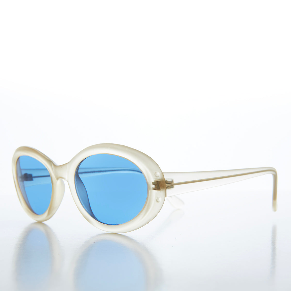 Classic Oval Unisex Clout 90s Sunglasses - Hilda