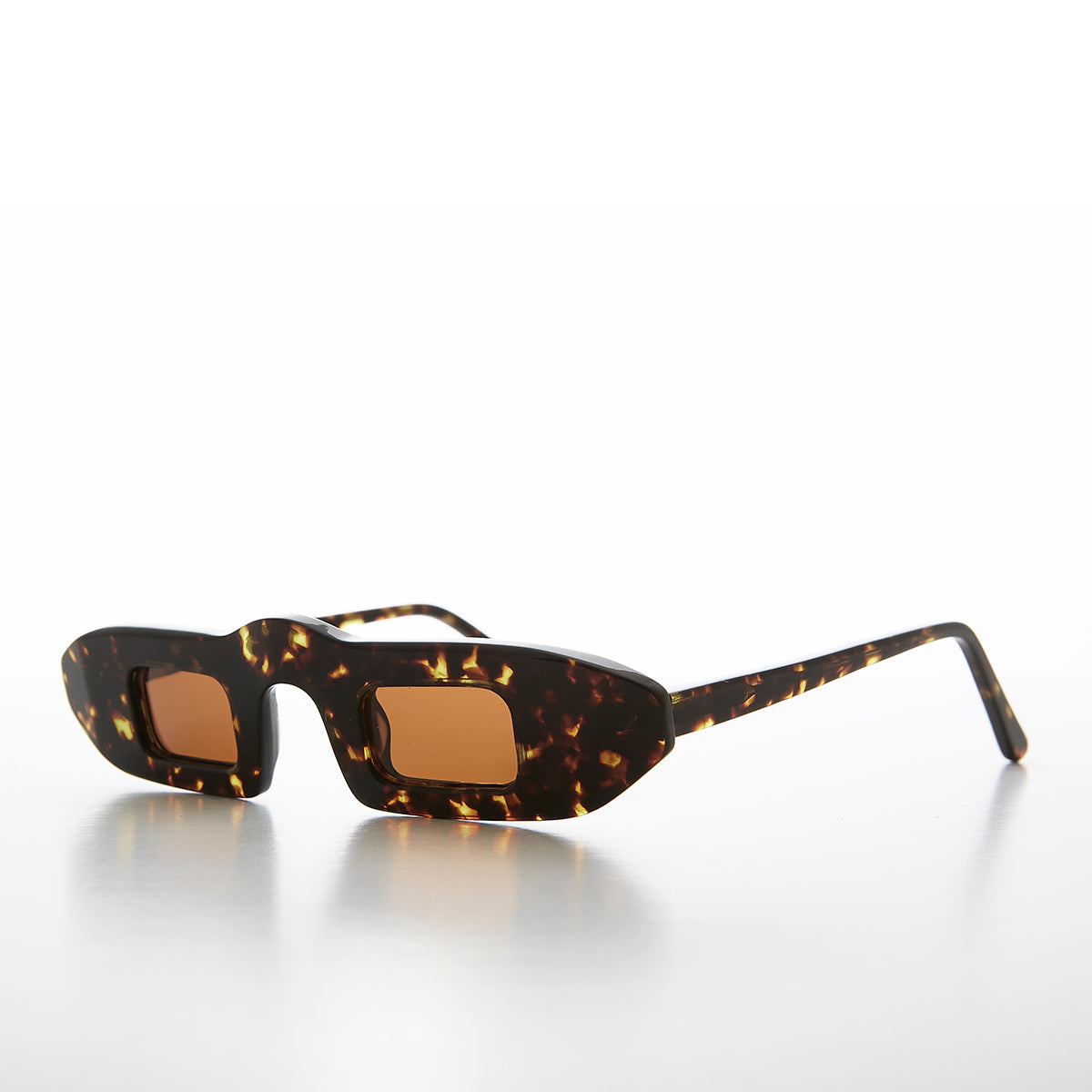 Tortoiseshell Polarized Steampunk Sunglass - Hitomi
