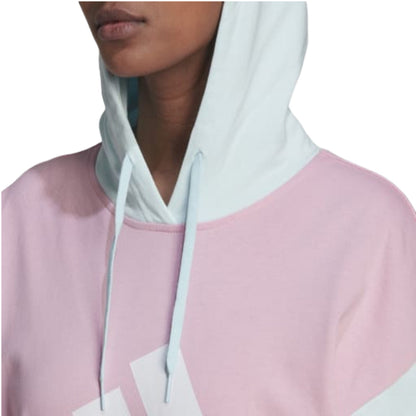 adidas Women's CB FT Hoodie Sweat - True Pink / Almost Blue