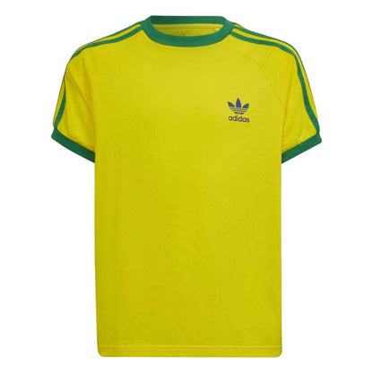 adidas Originals Boy's Adicolor 3-Stripes T-Shirt - Team Yellow