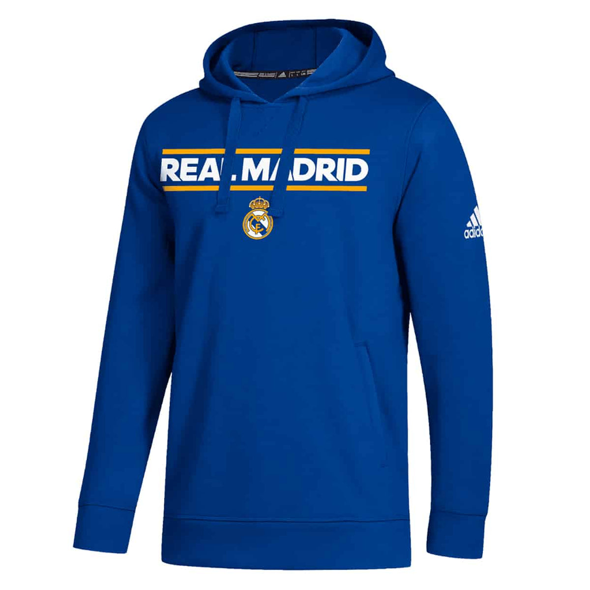 adidas Men's Real Madrid 2022-23 Dassler Hoodie - Royal Blue/White