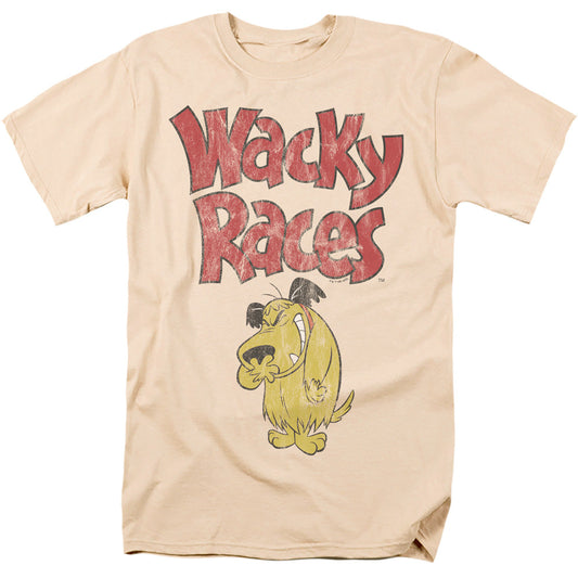 Wacky Races Muttley 1 Mens T Shirt Cream Officially Licensed