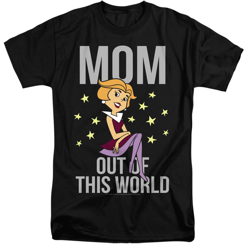 Jetsons Out Of This World Mom Mens Tall T Shirt Black Officially Licensed