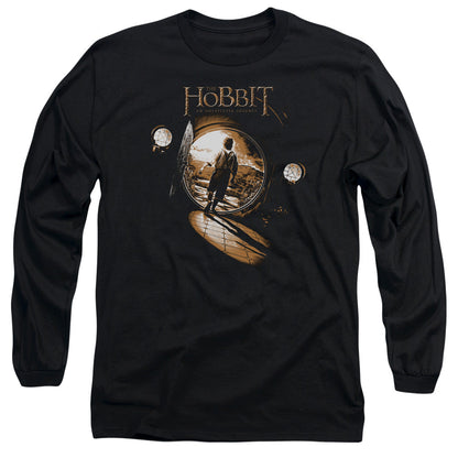 The Hobbit Hobbit Hole Mens Long Sleeve Shirt Black Officially Licensed