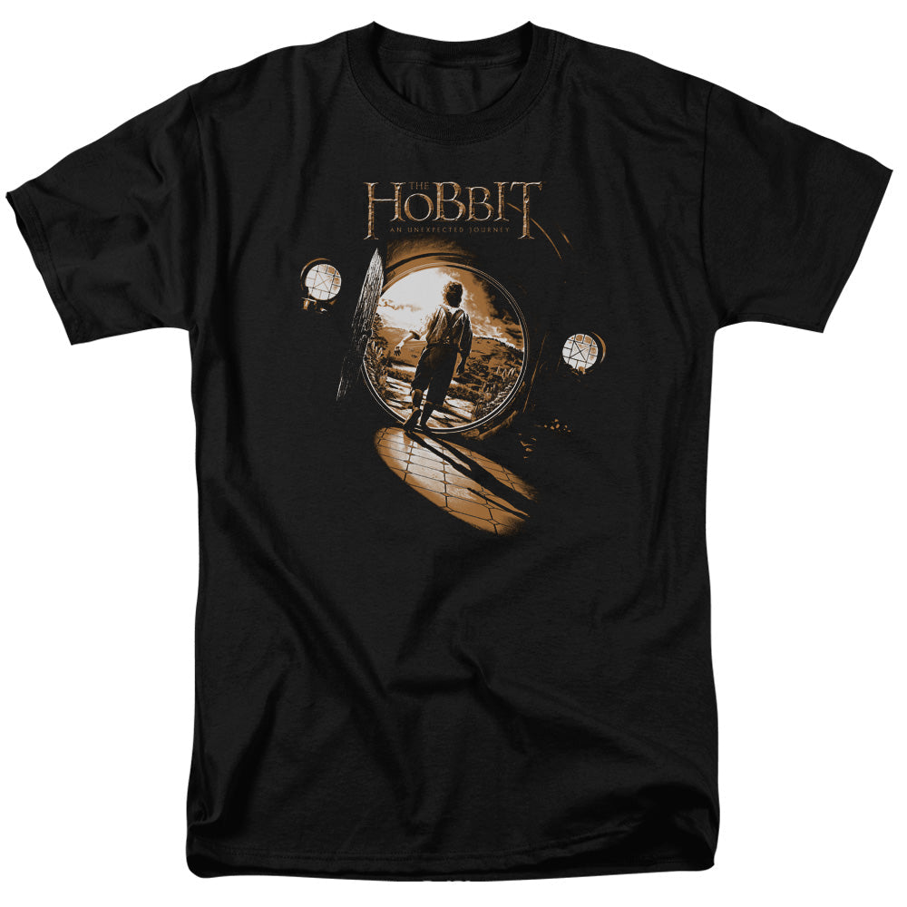 The Hobbit Hobbit Hole Mens T Shirt Black Officially Licensed