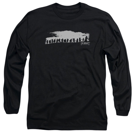 The Hobbit The Company Mens Long Sleeve Shirt Black Officially Licensed