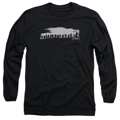 The Hobbit The Company Mens Long Sleeve Shirt Black Officially Licensed