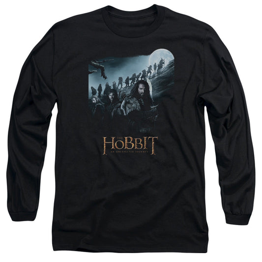 The Hobbit A Journey Mens Long Sleeve Shirt Black Officially Licensed
