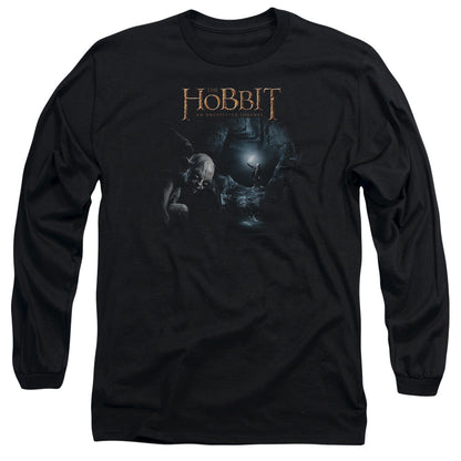The Hobbit Light Mens Long Sleeve Shirt Black Officially Licensed