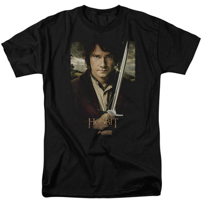 The Hobbit Baggins Poster Mens T Shirt Black Officially Licensed